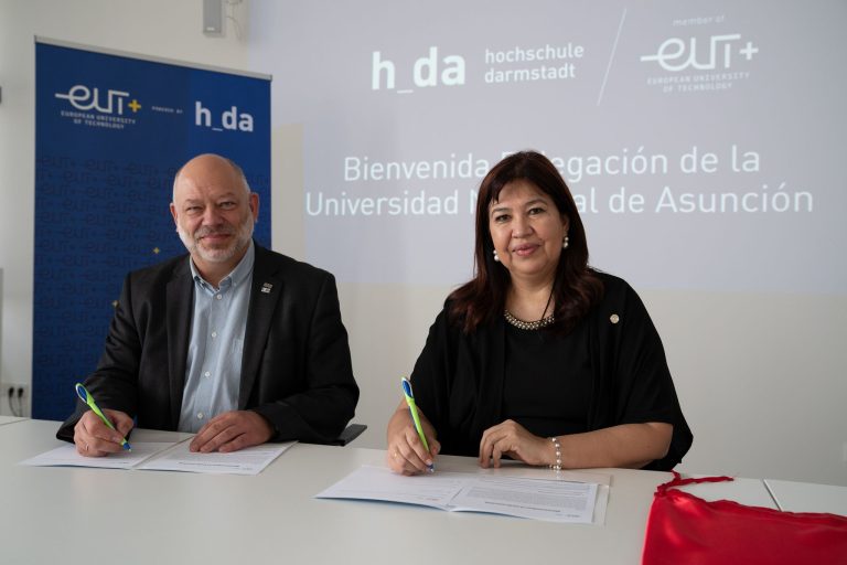Comitiva de la UNA visitó la universidad de Darmstadt para fortalecer lazos de cooperación