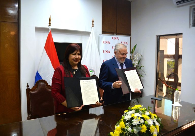 La UNA y el IPS firmaron acuerdo para el fortalecimiento institucional
